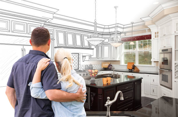 Professional Cabinet Refacing technician working in Jessup, MD